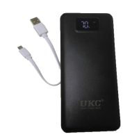 Зовнішній акумулятор Power Bank UKC K8 990000 mAh c LCD дисплеєм на 3 usb Black