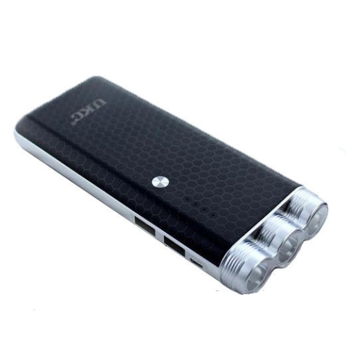 Портативний зарядний пристрій Power Bank LED UKC KC - 05 35000 mAh Black акумулятор 