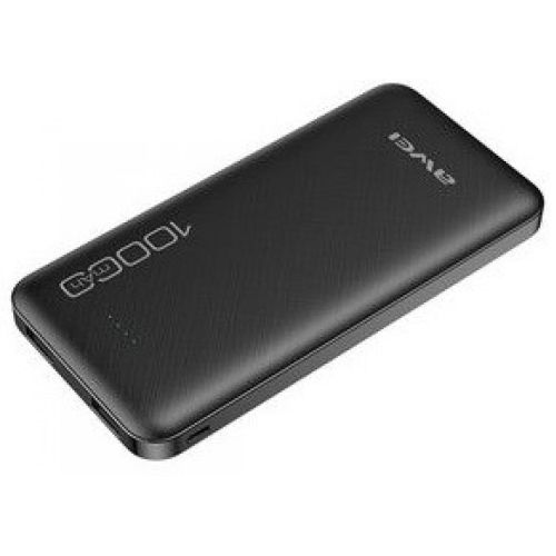 Портативний зарядний пристрій Power Bank Awei P28K 10000 mAh, Black Чорний
