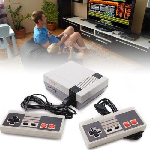 Игровая ретро приставка Dendy Game Anniversary Edition NES 620 игр с двумя джойстиками Детская консоль 8 бит Денди с встроенными играми D1001 Серая