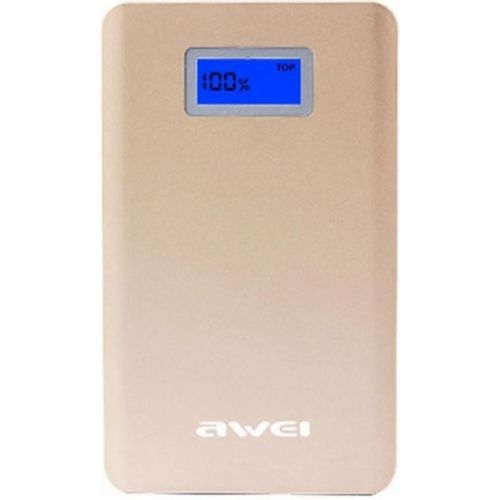 Портативний зарядний пристрій Power Bank Awei P83k з LCD дисплеєм 10000 mAh