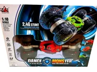 Трюкова машинка перевертиш Dance Monster RQ-2028 Red на радіокеруванні, всюдихід трансформер на пульті управління, Червона