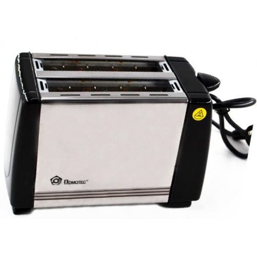 Кухонний тостер Domotec MS - 3231 Black Steel 650W нержавіюча сталь