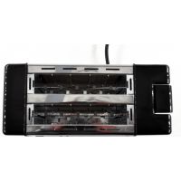 Кухонний тостер Domotec MS - 3232 Black Steel 650W нержавіюча сталь