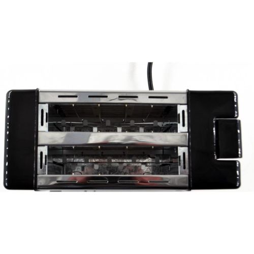 Кухонний тостер Domotec MS - 3232 Black Steel 650W нержавіюча сталь