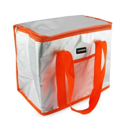 Туристична термосумка Sannen Cooler Bag MC-1059 на 25 л для продуктів і напоїв 37x20x34 см похідний переносний термобокс холодильник для пікніка