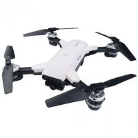 Складной радиоуправляемый квадрокоптер Drone YH-19 White, HD+ FPV с HD WI-FI камерой на пульте управления