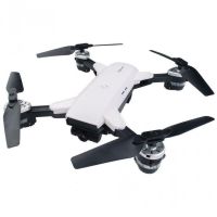 Складной радиоуправляемый квадрокоптер Drone YH-19 White, HD+ FPV с HD WI-FI камерой на пульте управления