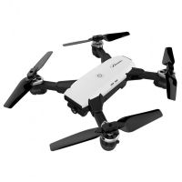 Складной радиоуправляемый квадрокоптер Drone YH-19 White, HD+ FPV с HD WI-FI камерой на пульте управления