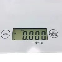 Кухонні електронні ваги Domotec MS-912 від 1 гр до 7 кг, прямокутні сенсорні ваги MX-402 з плоскою платформою для зважування продуктів білі
