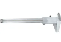 Механический штангенциркуль с глубиномером Vernier Caliper KC-A150 0-150mm в кейсе, Штангенциркуль 15 см для внешних и внутренних измерений из стали