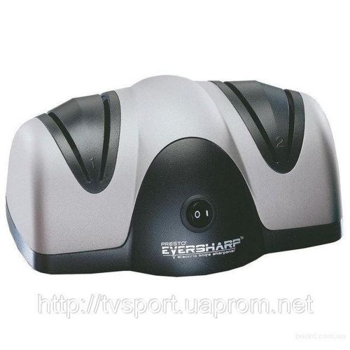 Большая двойная электроточилка для кухонных ножей и ножниц Presto Eversharp Knife Sharpener от сети 220V