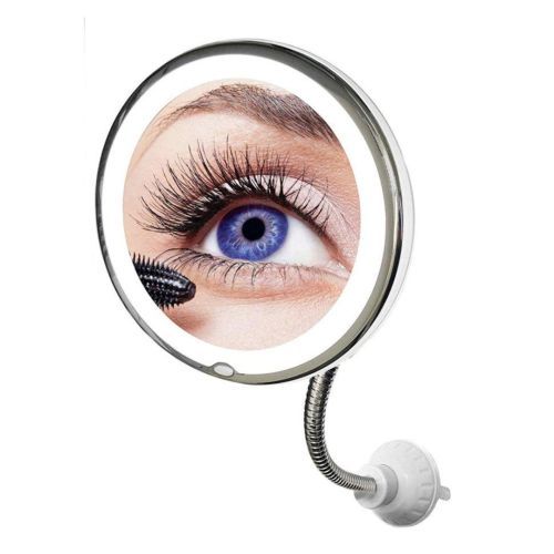 Гнучке дзеркало на присоску з підсвічуванням з 5X збільшенням Ultra Flexible Mirror 5X