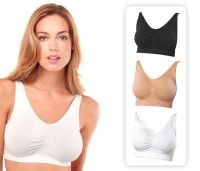 Безшовний ліфчик Маєчка Ahh Bra бюстгальтер 3шт 3 кольори, набір бюстгалтеров Ахх бра