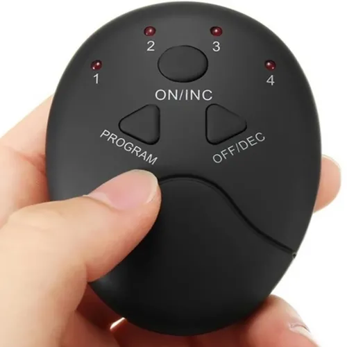 Міостимулятор для сідниць і стегон EMS Hips Trainer вібраційний імпульсний тренажер від целюліту, масажер для тренування пружності м'язів з пультом