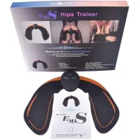 Міостимулятор для сідниць і стегон EMS Hips Trainer вібраційний імпульсний тренажер від целюліту, масажер для тренування пружності м'язів з пультом