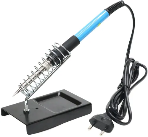 Набір інструментів для пайки Soldering kit 15 в 1 Паяльник Inspire KS908 з терморегулятором з мультиметром VC830L, олововідсмоктувачем і кусачками в чохлі
