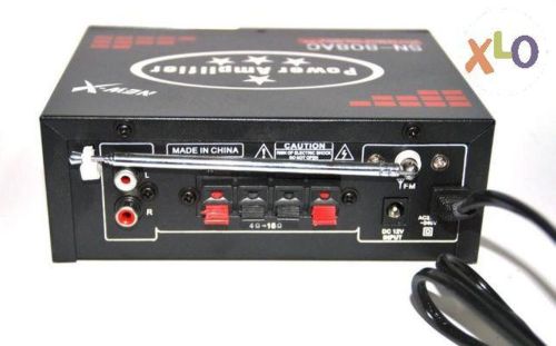 Портативний підсилювач потужності звуку UKC Xplod SN-808AC 60W 12v / 220v