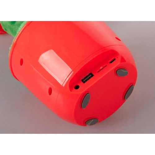 Портативна Bluetooth колонка Dancing Flower G26, Red, Танцюючий і співаючий квітка Червона