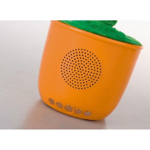 Портативная Bluetooth колонка Dancing Flower G26, Orange, Танцующий и поющий цветок Оранжевая
