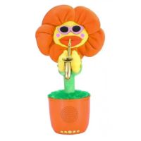 Портативная Bluetooth колонка Dancing Flower G26, Orange, Танцующий и поющий цветок Оранжевая