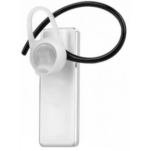 Бездротова Bluetooth гарнітура на вухо для смартфона Awei A850bl White, Блютуз моногарнітура Авей для телефону з наушным кріпленням Біла