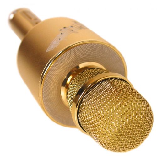 Бездротовий мікрофон караоке bluetooth yoso YS - 66 Gold, Золотий