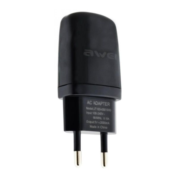 Мережевий USB адаптер Awei C-821 5V 2A