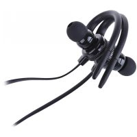Бездротові спортивні bluetooth навушники Awei A620bl Black, чорні з кріпленням на вухо