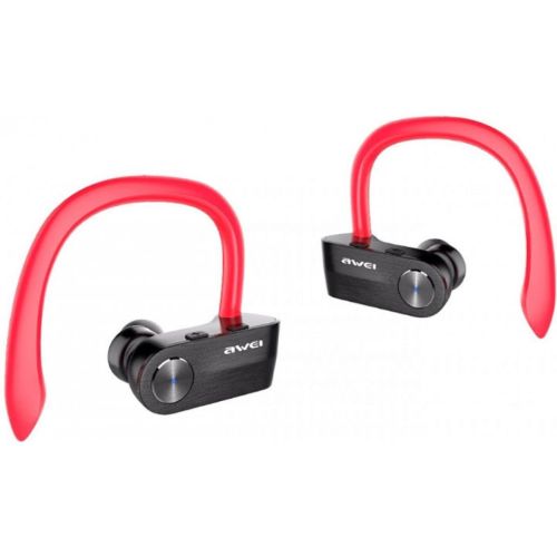 Беспроводные Bluetooth наушники Awei T2 Red, красные
