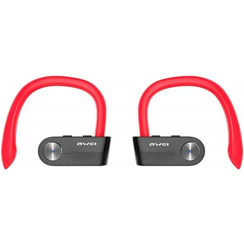 Беспроводные Bluetooth наушники Awei T2 Red, красные