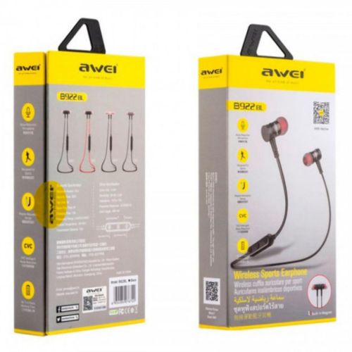 Бездротові Bluetooth навушники Awei B922bl Black, чорні