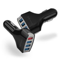 Автомобільний зарядний пристрій на 4 USB UKC QC3.0 LZ-KC08 12-32V 35W 3.1 A в прикурювач