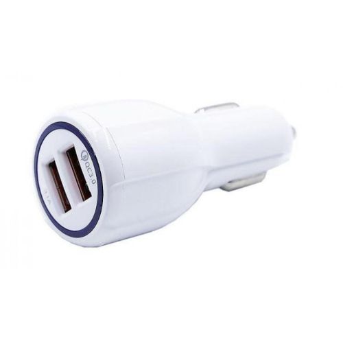 Автомобільний зарядний пристрій на 2 USB QC3.0 UKC SY-681 12-32V 35W 3.1 A від прикурювача