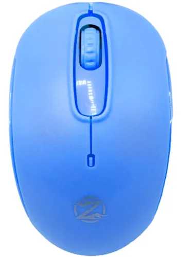 Беспроводная Bluetooth мышка ZornWee W110 Blue для компьютера и ноутбука, Игровая компьютерная блютуз мышь 2.4GHZ USB для ПК от батареек Синяя