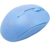 Беспроводная Bluetooth мышка ZornWee W110 Blue для компьютера и ноутбука, Игровая компьютерная блютуз мышь 2.4GHZ USB для ПК от батареек Синяя