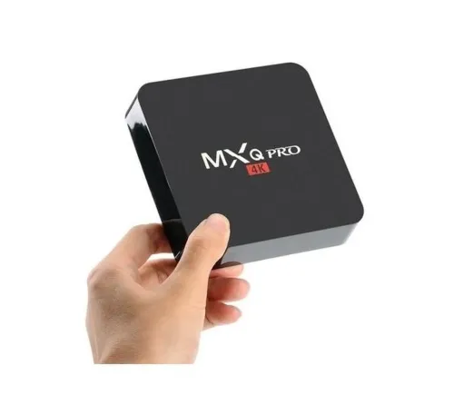Смарт приставка для телевізора з пультом Ultra MXQ PRO 4K 1GB / 8GB, медіаплеєр Android 7.1, Цифрова ТВ приставка з вбудованим WiFi модулем Чорна