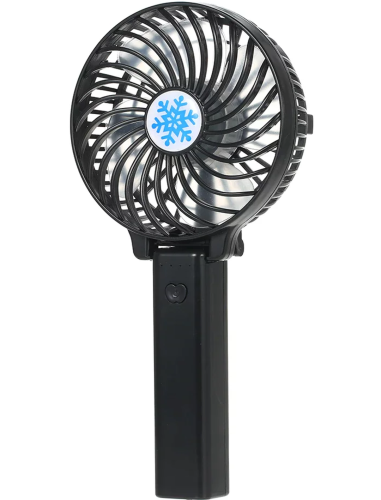 Ручной мини вентилятор Handy Mini Fan WX-6508 USB аккумуляторный настольный вентилятор трансформер со складной ручкой и съемным аккумулятором