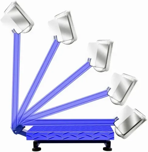 Торговые усиленные весы Спартак до 1000 кг Fold 60X80 1000кг