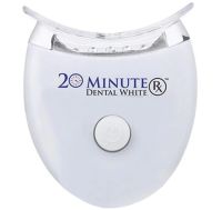 Зубна щітка капа 20 Minute Dental White для відбілювання зубів, Комплект відбілювач для догляду за порожниною рота з УФ підсвічуванням від батарейок