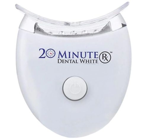Зубна щітка капа 20 Minute Dental White для відбілювання зубів, Комплект відбілювач для догляду за порожниною рота з УФ підсвічуванням від батарейок