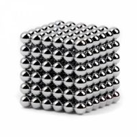 Неокуб оригінал Neocube Silver 216 кульок 5мм в боксі сріблястий