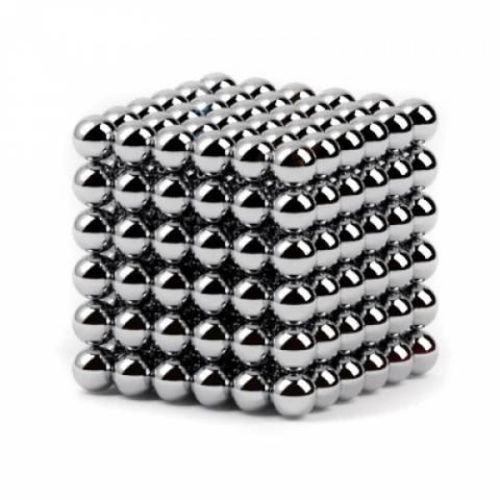 Неокуб оригінал Neocube Silver 216 кульок 5мм в боксі сріблястий