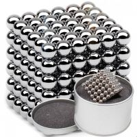 Неокуб оригінал Neocube Silver 216 кульок 5мм в боксі сріблястий