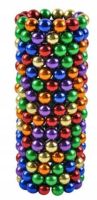 Кольоровий неокуб Веселка оригінал Neocube Rainbow Mix colour 216 кульок 5мм в боксі