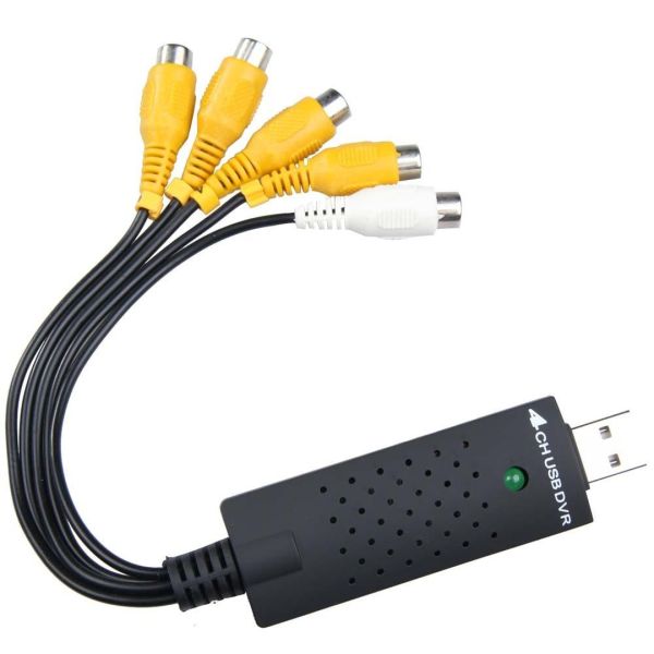 4х канальний EasyCAP карта відеозахоплення USB2.0 Easy Cap