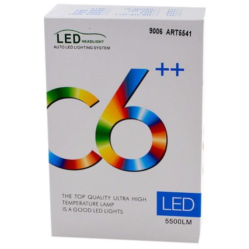 Комплект светодиодных автомобильных LED ламп C6 HB3/9006 32W в противотуманки