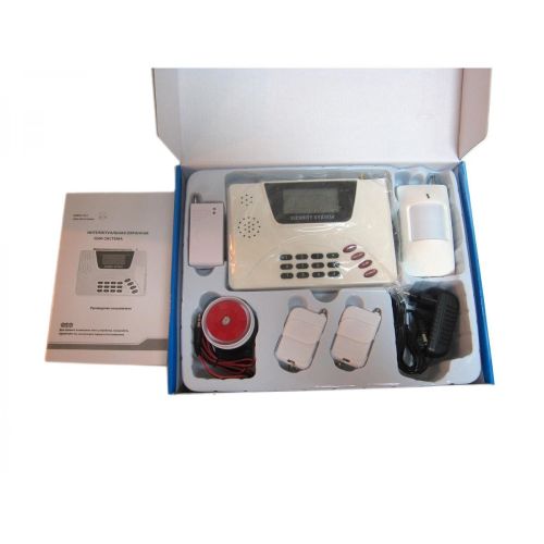 GSM сигнализация для дома с датчиком движения Security Alarm System G360 c Lcd дисплеем и sim картой