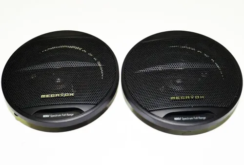 Автомобільні колонки акустика Megavox MD-459-S3 10 см 230W 2шт в машину, круглі 3-х смугові динаміки Мегавокс в авто, Автоакустика 230Вт чорні