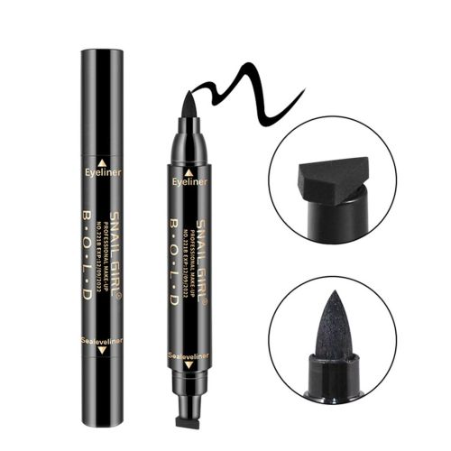 Водостойкая двусторонняя подводка для глаз B.O.L.D Snail Girl Eyeliner 221A/221B штамп для стрелки Handaiyan BOLD